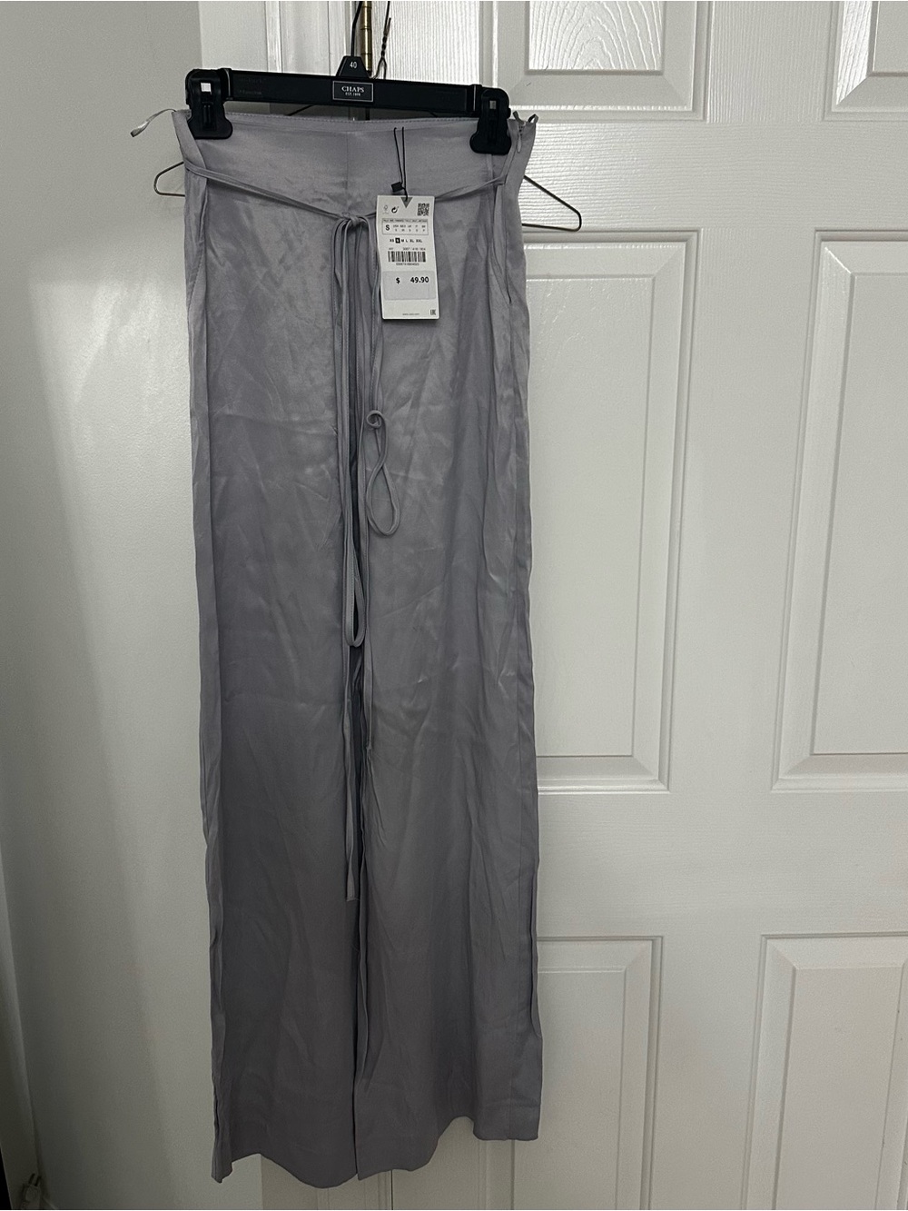 Zara Gray Wide-Leg pants